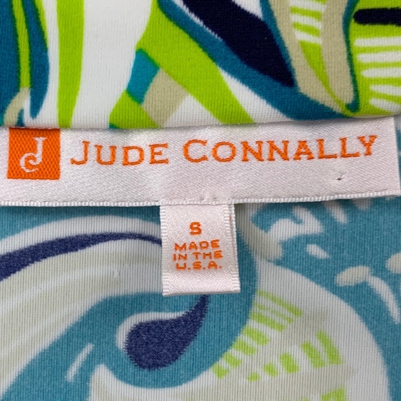 Jude Connally Chris Jude Cloth Tunic Top in Fanfare Turquoise Sz S - Picture 9 of 12